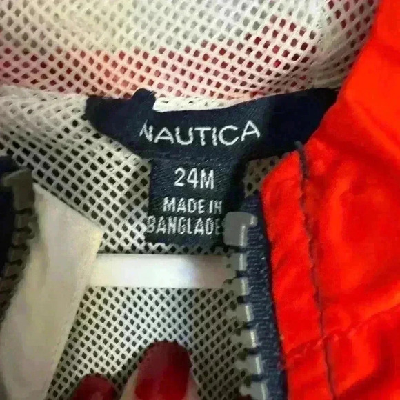 24m Nautica jacket with a hood EUC - Picture 5 of 5